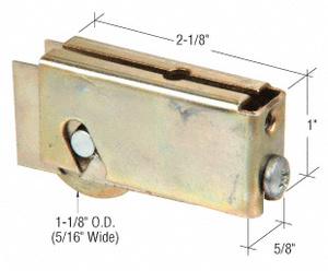 CRL 1-1/8" Steel Sliding Glass Door Roller for Capital Manufacturing Doors