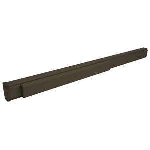 CRL Dark Bronze 48" Jackson® 1285 Electrified Left Hand Reverse Bevel Panic Exit Device