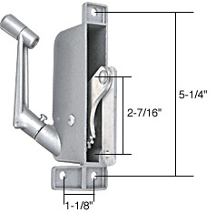  CRL Left Hand Awning Window Operator for Remington and Silverline