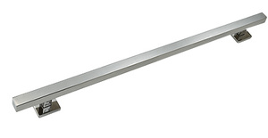 CRL Polished Stainless Straight 24" Square Grab Bar