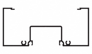 CRL-U.S. Aluminum White KYNAR® Paint Vertical Jamb/Head - 21'-2"