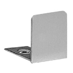 CRL Brushed Nickel  End Cap for 3/8" Deep U-Channel