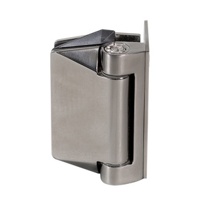 CRL Brushed Stainless Wall Mount Polaris 125 Series Soft Close Gate Hinge