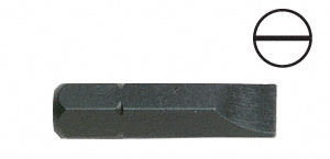 CRL 1/4" Hex Slotted Insert Bit for No. 10 Screw