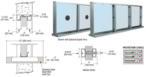 CRL Satin Anodized Aluminum Narrow Inset Frame Multi-Lite Special Window