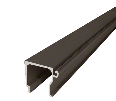 CRL-U.S. Aluminum Bronze Black Anodized Interior Glaze Glass Stop - 24 ...