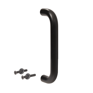 CRL 1" Oil Rubbed Bronze Solid Pull Handle - 8"