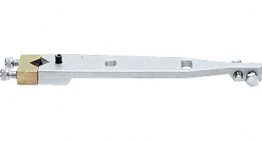 CRL Center-Hung Diamond Style Spindle Engagement End-Load Arm Assembly for 5/8" Depth Top Door Rail