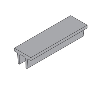 CRL- U.S. Aluminum EPDM Series 45X Head Receptor Gasket - 300'