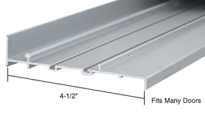 CRL Aluminum OEM Replacement Patio Door Threshold - 4-1/2" Wide x 8' Long