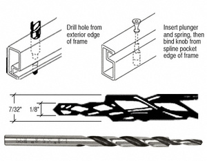 CRL Plunger Latch Step Drill