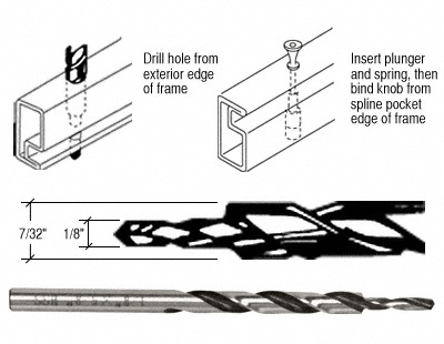 CRL Plunger Latch Step Drill