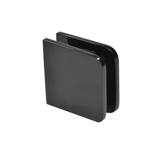 CRL Black Traditional Style Fixed Panel U-Clamp