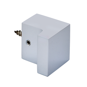 CRL Satin Chrome Square Wall Mount Robe Hook