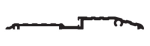 CRL-U.S. Aluminum Standard 5.323" Threshold - 21'-4", Clear Anodized Class 1