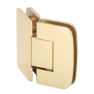 CRL Polished Brass Roman 045 Series 135 Degree Glass-to-Glass Hinge