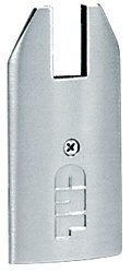 CRL Polished Stainless End Cap for 4" Tapered 3/4" Glass Wedge-Lock® Door Rail