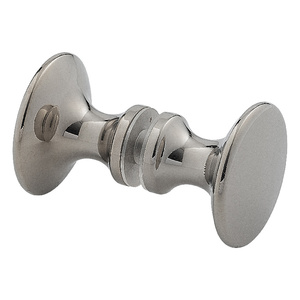 Polished Nickel Traditional Series Knobs Back-to-Back Set