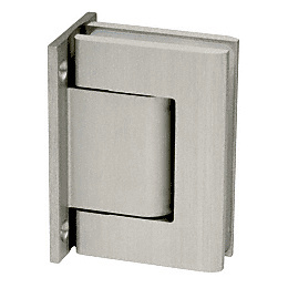 CRL Satin Anodized Vernon Wall Mount Full Back Plate Oil Dynamic Hinge