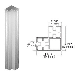 CRL Custom Security Check Point Barrier System 90º Corner Post