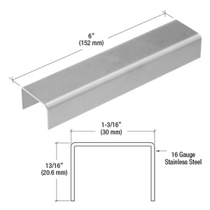 CRL Connector Sleeves for 27/32" Laminated U-Channel Cap Railing