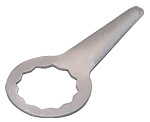 CRL 2-5/8" Straight Oscillating Cut-Out Blades - Sharpened Area 1-3/8"