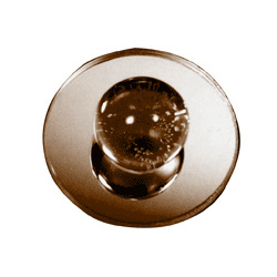 CRL Bronze Acrylic 2" Stick-On Ball Mirror Knob
