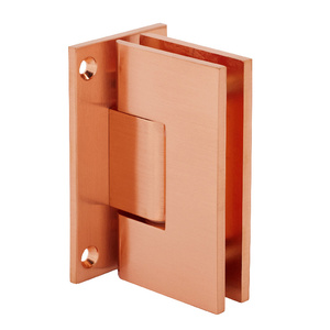 CRL Brushed Copper Vienna 037 Series Wall Mount Full Back Plate Hinge
