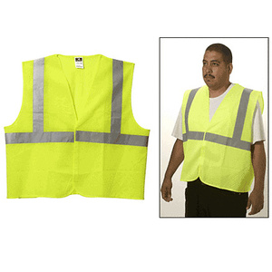 CRL 2X Green Safety Vests
