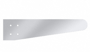 CRL Silver Metallic 24" x 4" Tapered Bullnose Outrigger