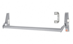CRL Satin Aluminum 48" Jackson® 10 Series Right Hand Reverse Bevel Crossbar Rim Panic Exit Device