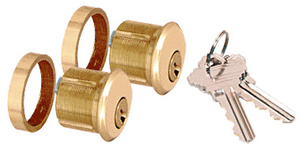 CRL Brass AMR Series Double Keyed Cylinders