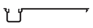 CRL-U.S. Aluminum Clear Anodized Deep Pocket Insert - 24'-2"