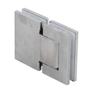 CRL Satin Nickel Vernon Oil Dynamic 180 Degree Glass-to-Glass Hinge 