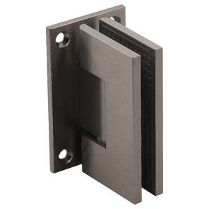 Brushed Nickel Wall Mount with Full Back Plate Majestic Series Hinge with 5° Pin