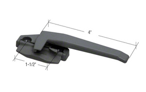 CRL Black Right Hand Cam Handle with 1-1/2" Screw Holes