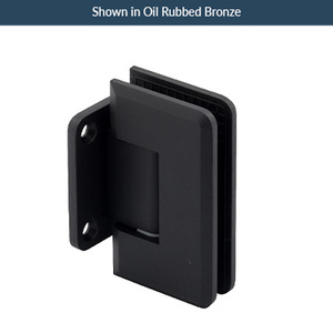 Satin Brass Wall Mount with Short Back Plate Adjustable Majestic Series Hinge