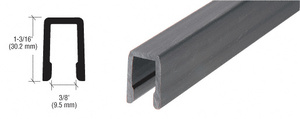 CRL CRS Cap Rail Vinyl for 3/8" Glass Used On Top Rail Only