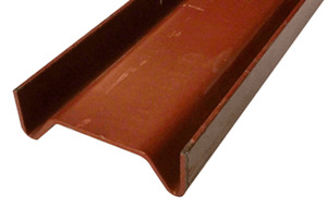 CRL-U.S. Aluminum 8 Gauge Steel Stiffener 4-19/32" x 1-9/16" x 10'