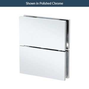 Brushed Nickel Glass-to-Glass for Overhead Fixed Transom Prestige Series Hinge