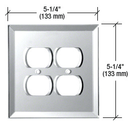 CRL Clear Double Duplex Glass Mirror Plate