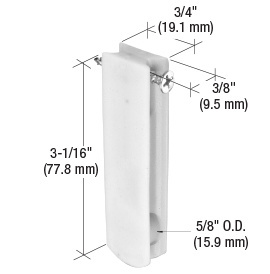 CRL 5/8" Nylon Sliding Screen Door Roller for Weathershield Doors