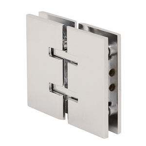 CRL Polished Nickel Concord 180 Series 180 Degree Glass-to-Glass Hinge