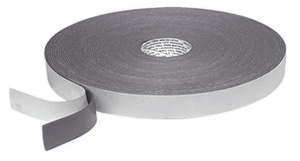 CRL Gray 1/4" x 1/2" Single Sided Foam Glazing Tape