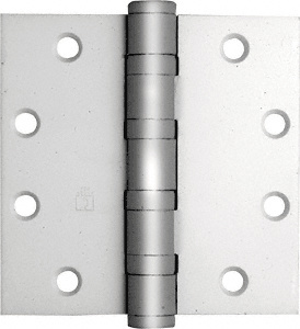 CRL Satin Chrome Non-Removable Pin Heavy Weight Ball Bearing Template Butt Hinge