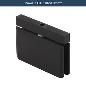 Matte Black Free Swinging Header Mount (Euro-Header) Adjustable Montreal Series Hinge