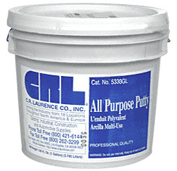 CRL Gray All Purpose Putty - 3 Gallons
