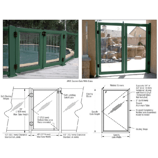 CRL Custom Color AWS Custom Gate System | CRL