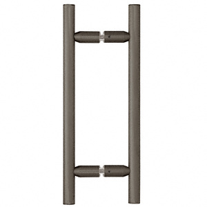 CRL Oil Rubbed Bronze 8" Ladder Style Back-to-Back Pull Handles