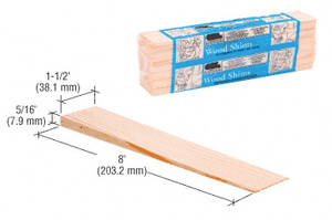 CRL White Wood Shims - Case of 420